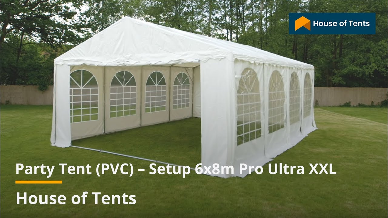Party Tent (PVC) – Setup 6x8m Pro Ultra XXL
