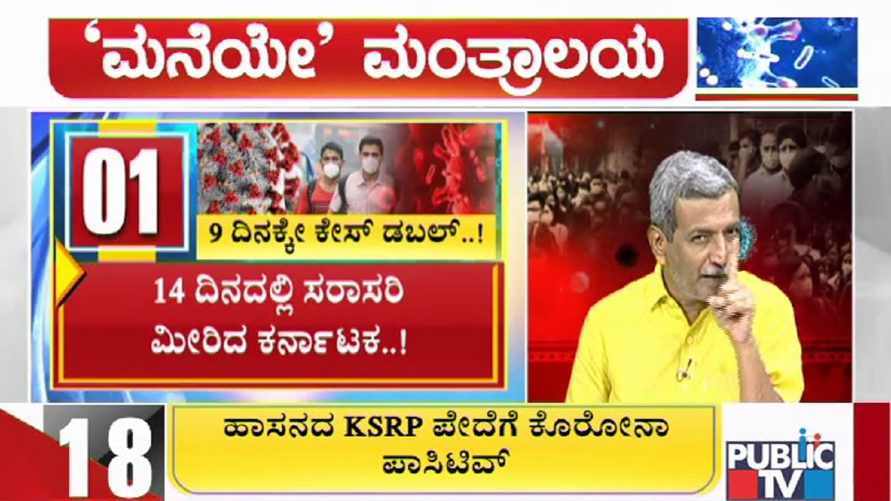 Maneye Mantralaya | COVID-19 Cases In Karnataka Increases To  2,089 | HR Ranganath | May 24, 2020