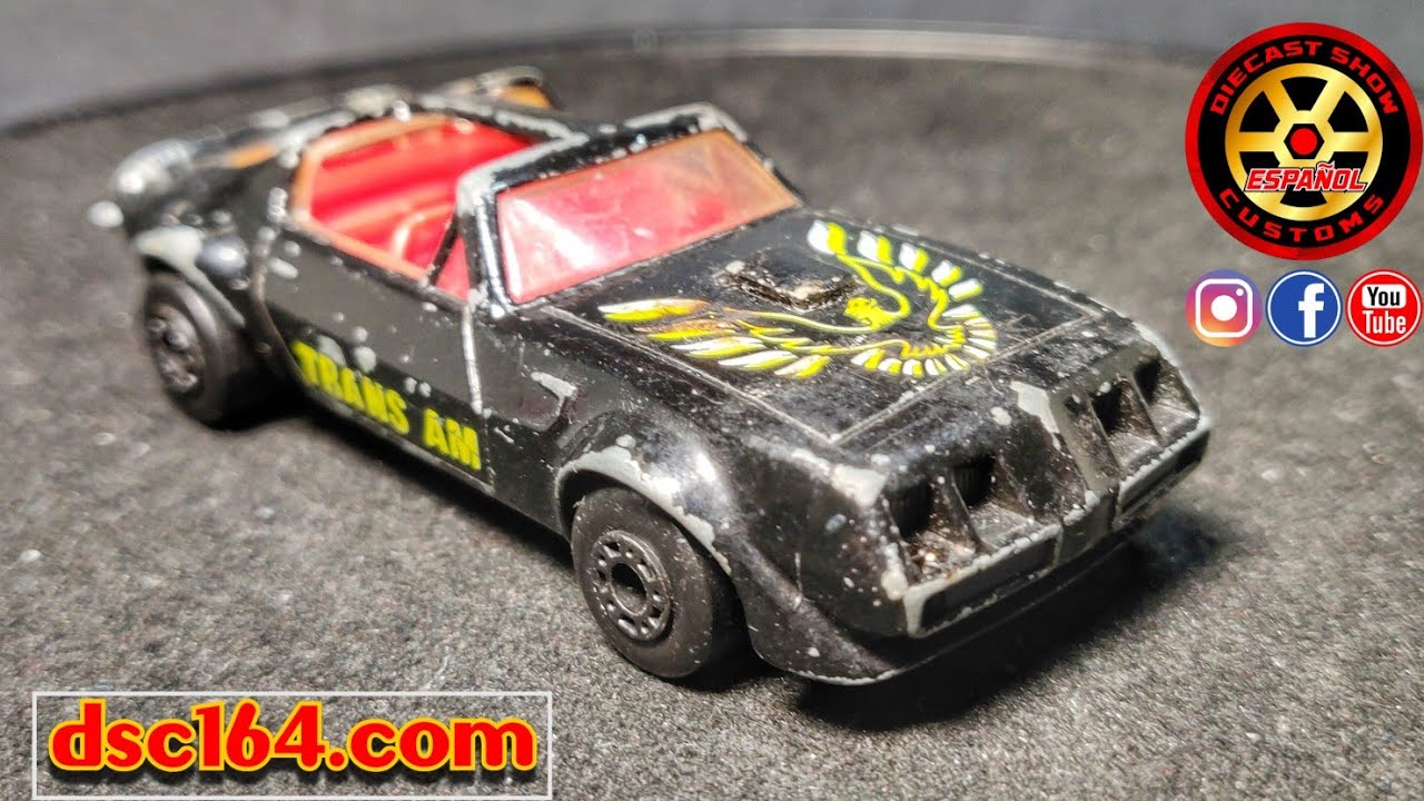 Pontiac Firebird T Top Roof Matchbox Custom