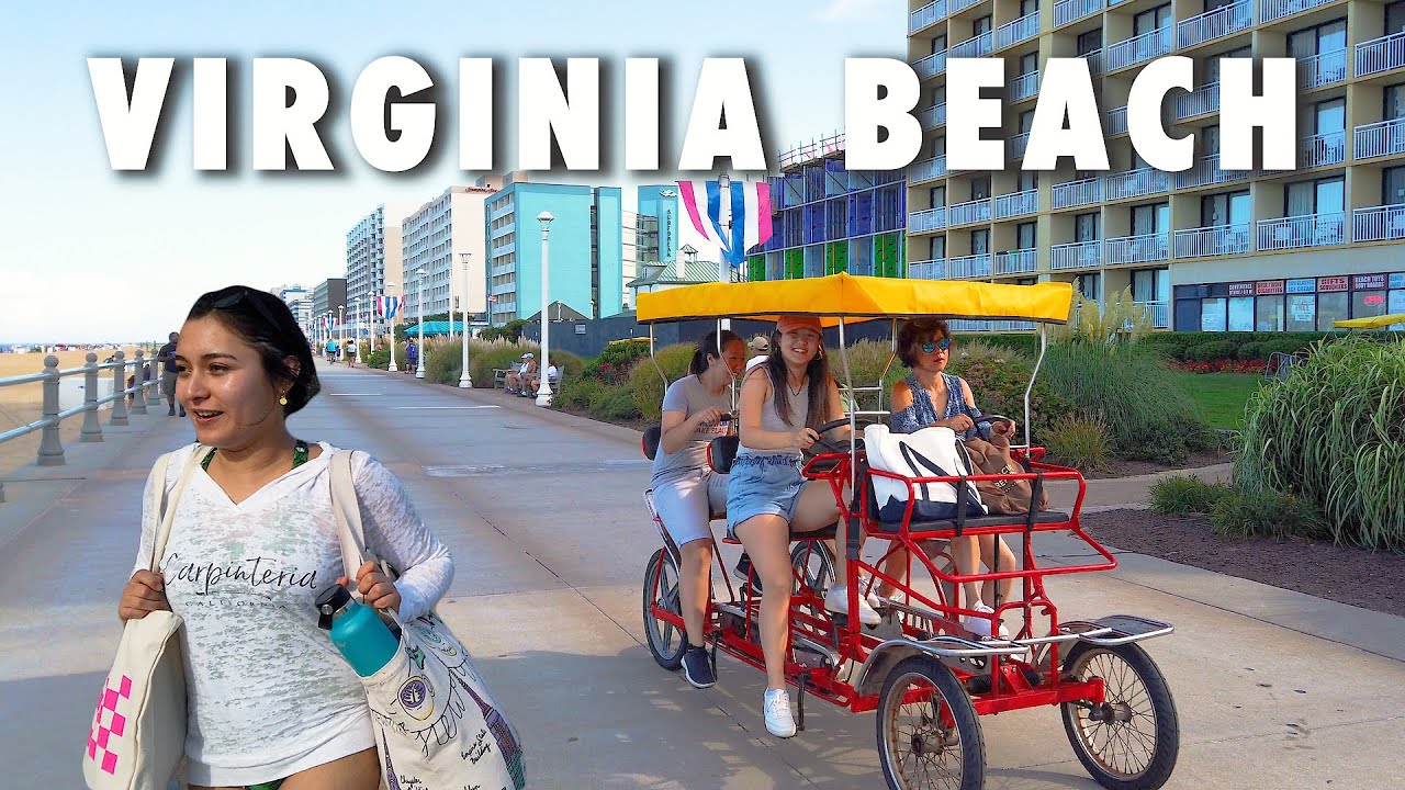 Virginia Beach BOARDWALK what to expect when you visit【4K】