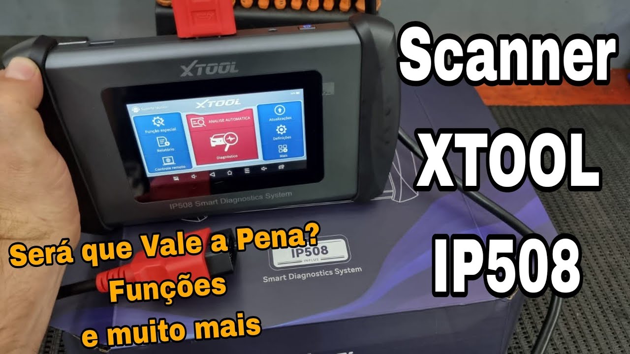 Scanner Barato XTOOL IP508 Será que Vale a Pena? Funções e Muito Mais