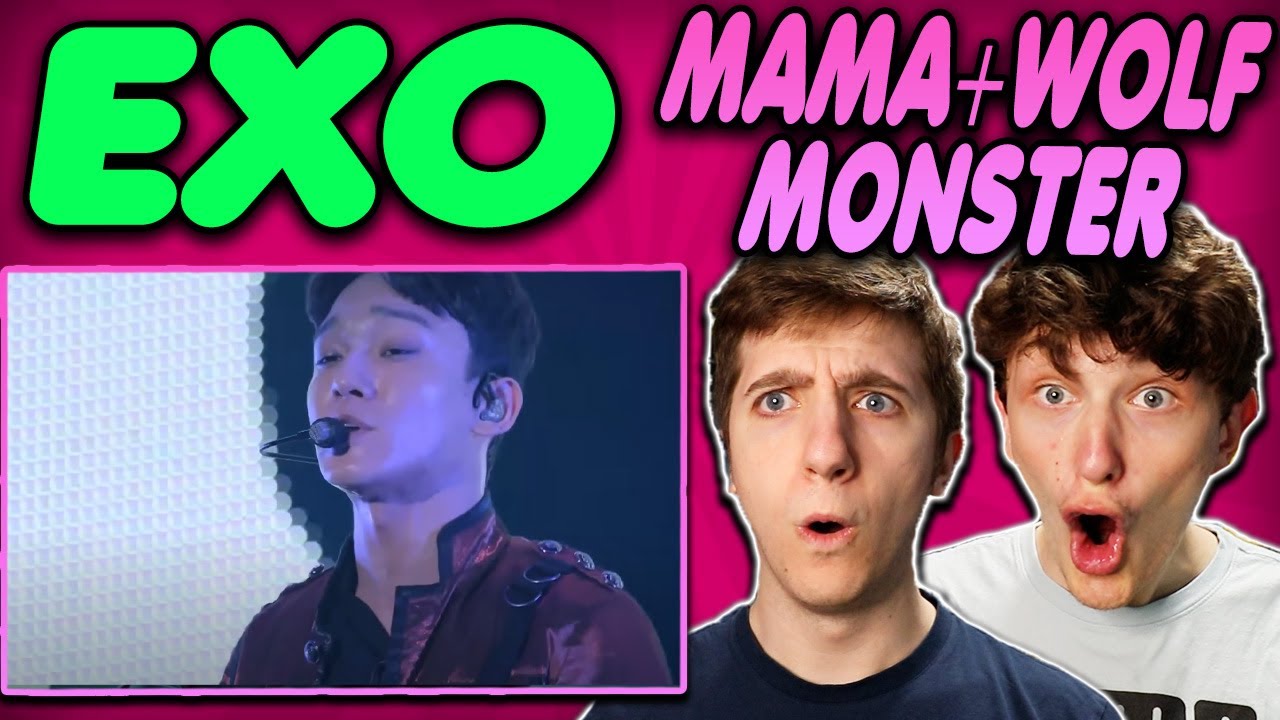 EXO - 'MAMA + Monster + Wolf' LIVE Performance REACTION!!