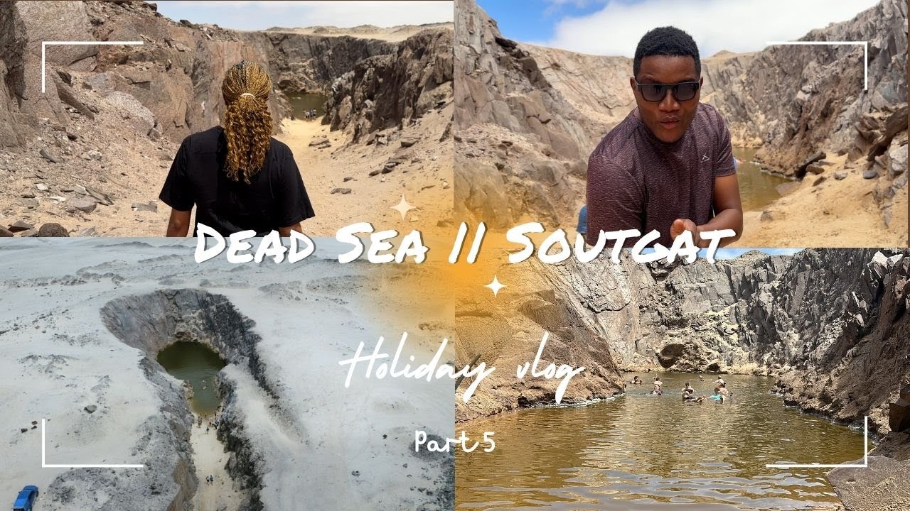 Swimming in Namibia's Dead Sea || The Strangest Water I've Ever Experienced