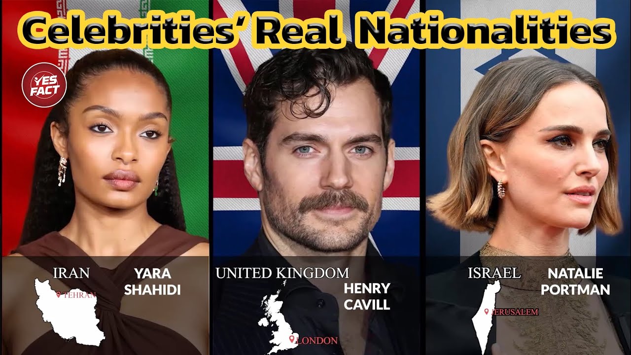 Celebrities' Real Nationalities/(Part1)