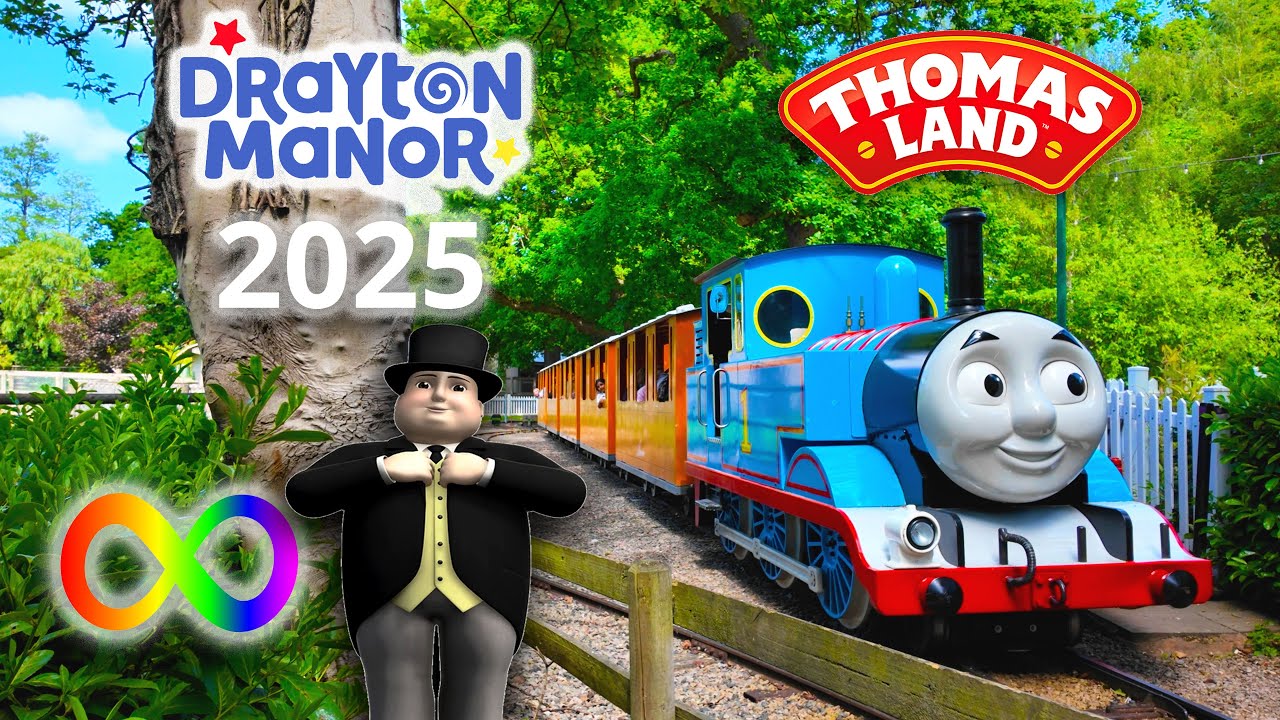 Thomas Land Train Ride At Drayton Manor | Thomas The Tank Engine