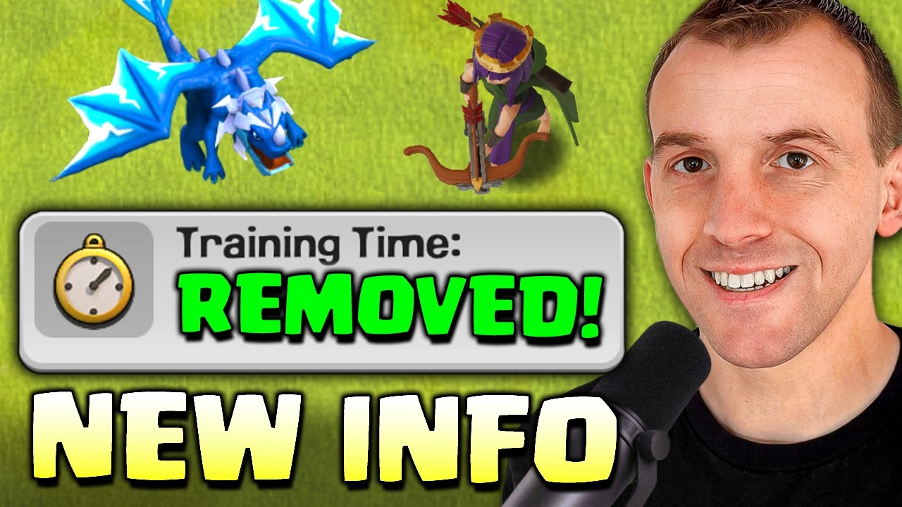 More Info on REMOVED Training Time in Clash of Clans!