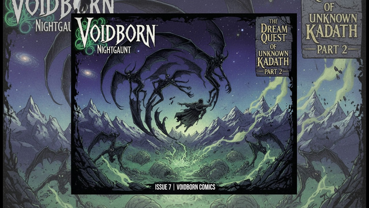 NIGHTGAUNT - Voidborn | Графический музыкальный клип по Г. П. Лавкрафту | ВЫПУСК 7 | ЧАСТЬ 2