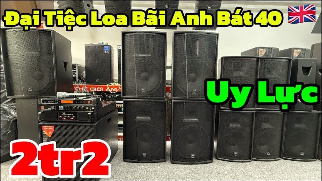 Đại Tiệc Loa Bãi Anh 🇬🇧 Martin Bát 40 Giá Sắt Vụn 2tr2/đôi Bao ship, Ghép Karaoke đánh Uy Lực.