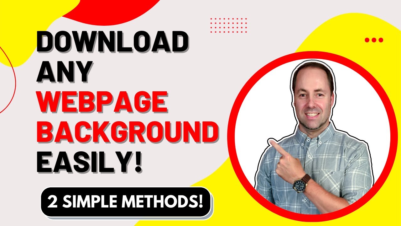 How to Download the Background Image of Any Website [2 Easy Methods!] | 🎁 Plus A Treat For You! 😃