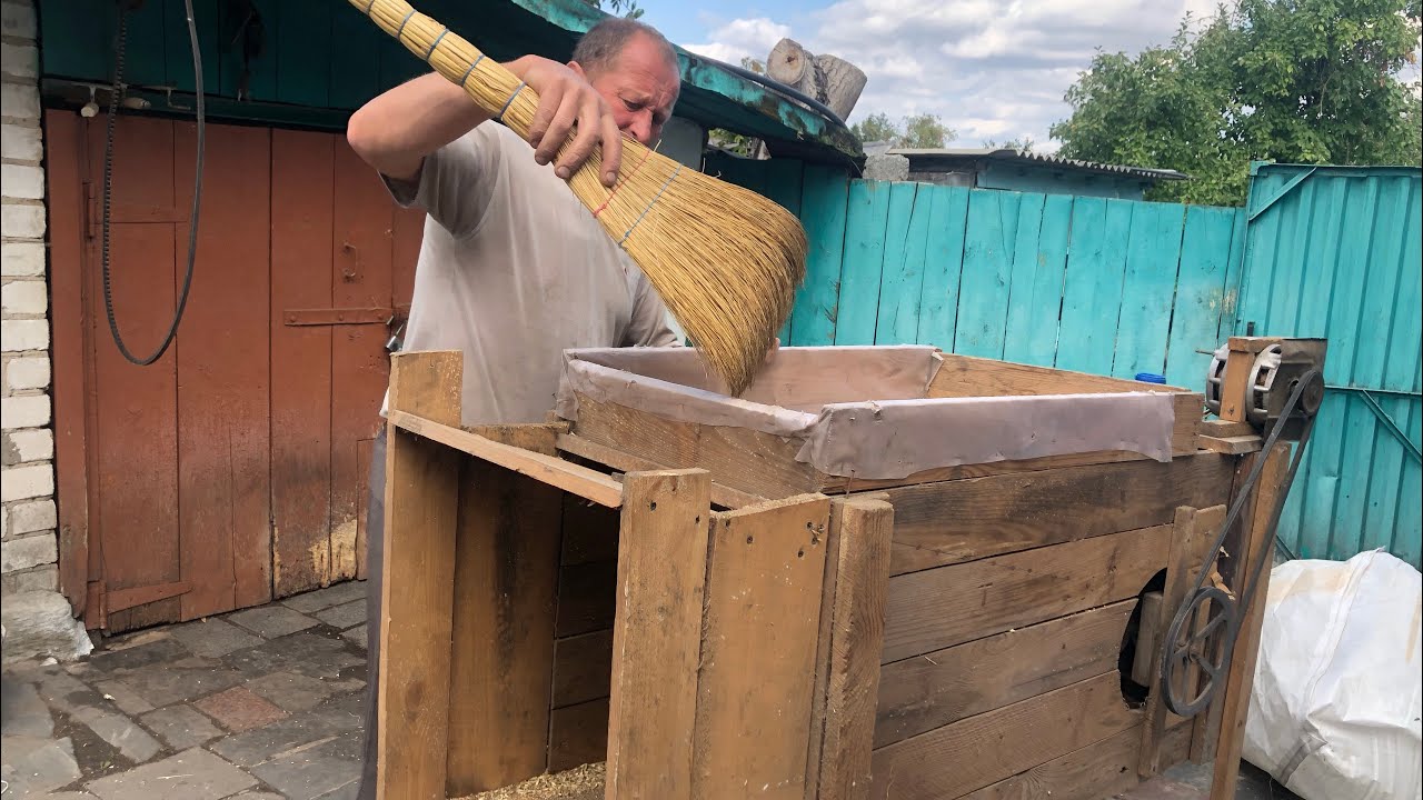 Сама краща віялка для зерна. Підготовка зерна до посіву. Результат просто бомба