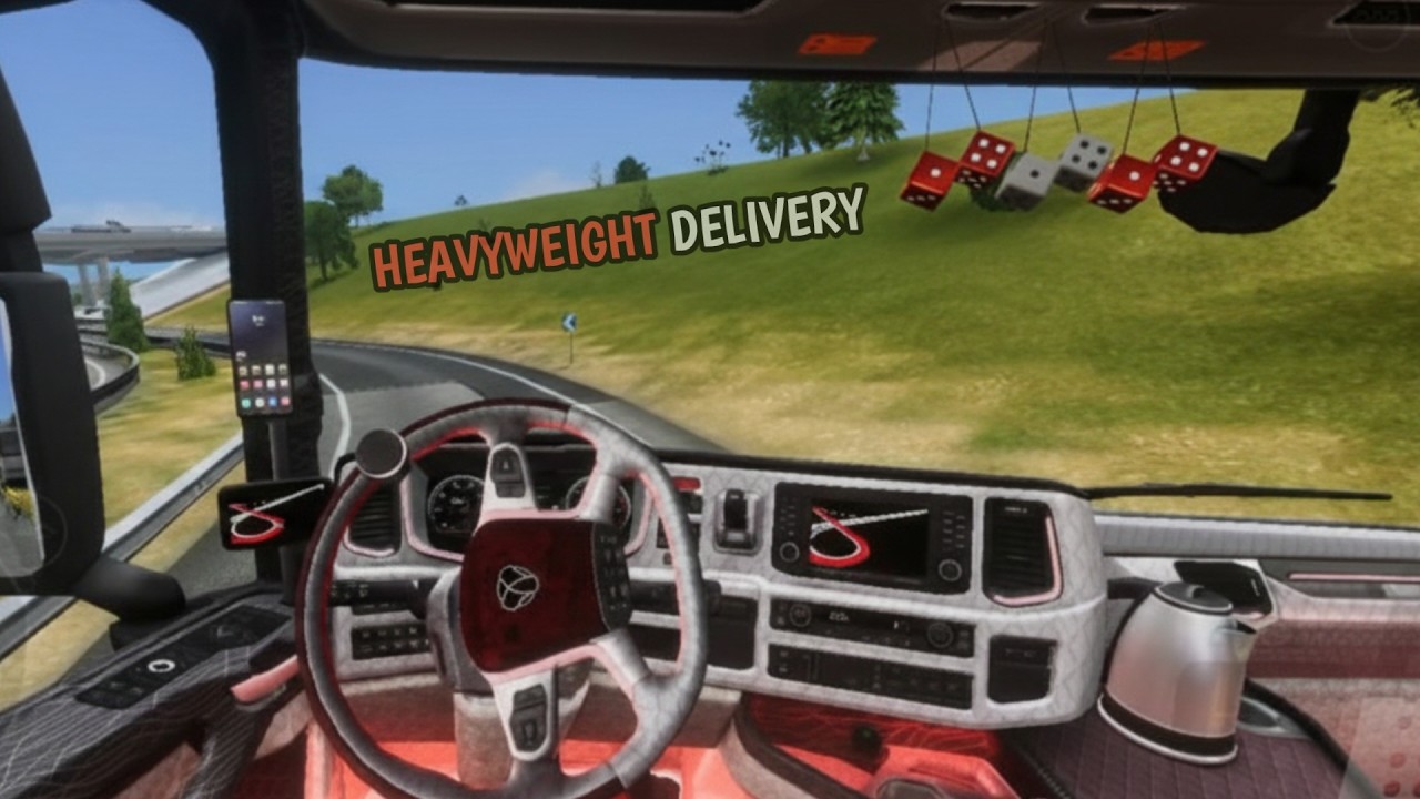 🚚 Truckers of Europe 3🚦Frankfurt to Stuttgart 🛣️ SCANIA Truck 🔥 Crane Heavy weight delivery 💪