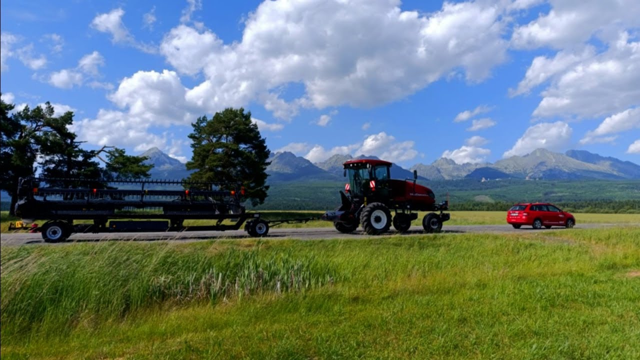 Tulovlog #1 – Převoz MacDon Windrower na Slovensko | Transport to Slovakia |POV| Driver View|