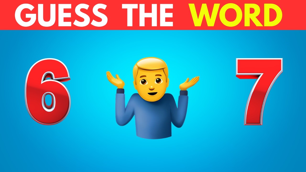 Guess the Word by Emoji 🧐 30 Levels | Word Emoji Quiz Challenge 2026