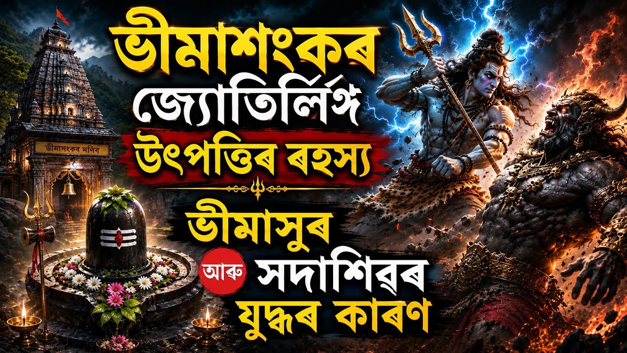 ভীমাশংকৰ জ্যোতিৰ্লিঙ্গ উৎপত্তিৰ ৰহস্য | শিৱৰাত্ৰি ২০২৬ Shivratri2026 #shivratri2026 #shivshankar