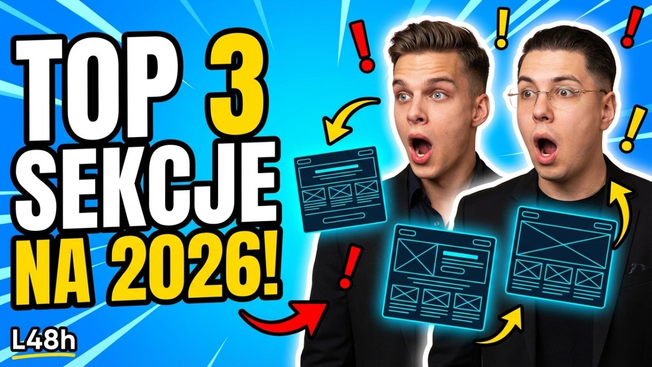🔥 Top 3 sekcje landing page na 2026!