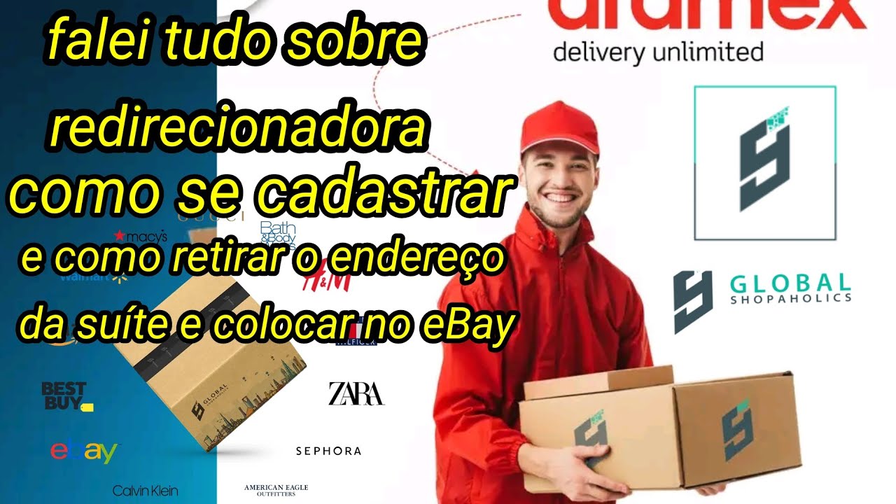 Como se cadastrar na globalshopaholics e colocar o endereço no eBay