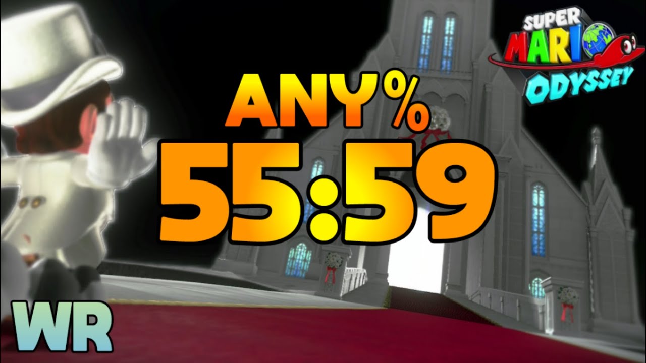 [WR] Super Mario Odyssey Speedrun 55:59.933 [Switch1]