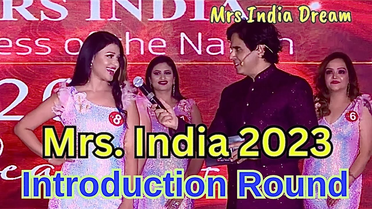 Mrs. India 2023 : Introduction Round : Category 1