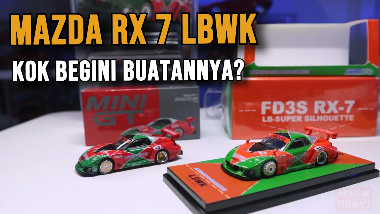 PADAHAL BRAND EXCLUSIVE BIKIN KECEWA, DIECAST MINI GT VS INNO64 MAZDA RX 7 LIBERTY WALK 787b