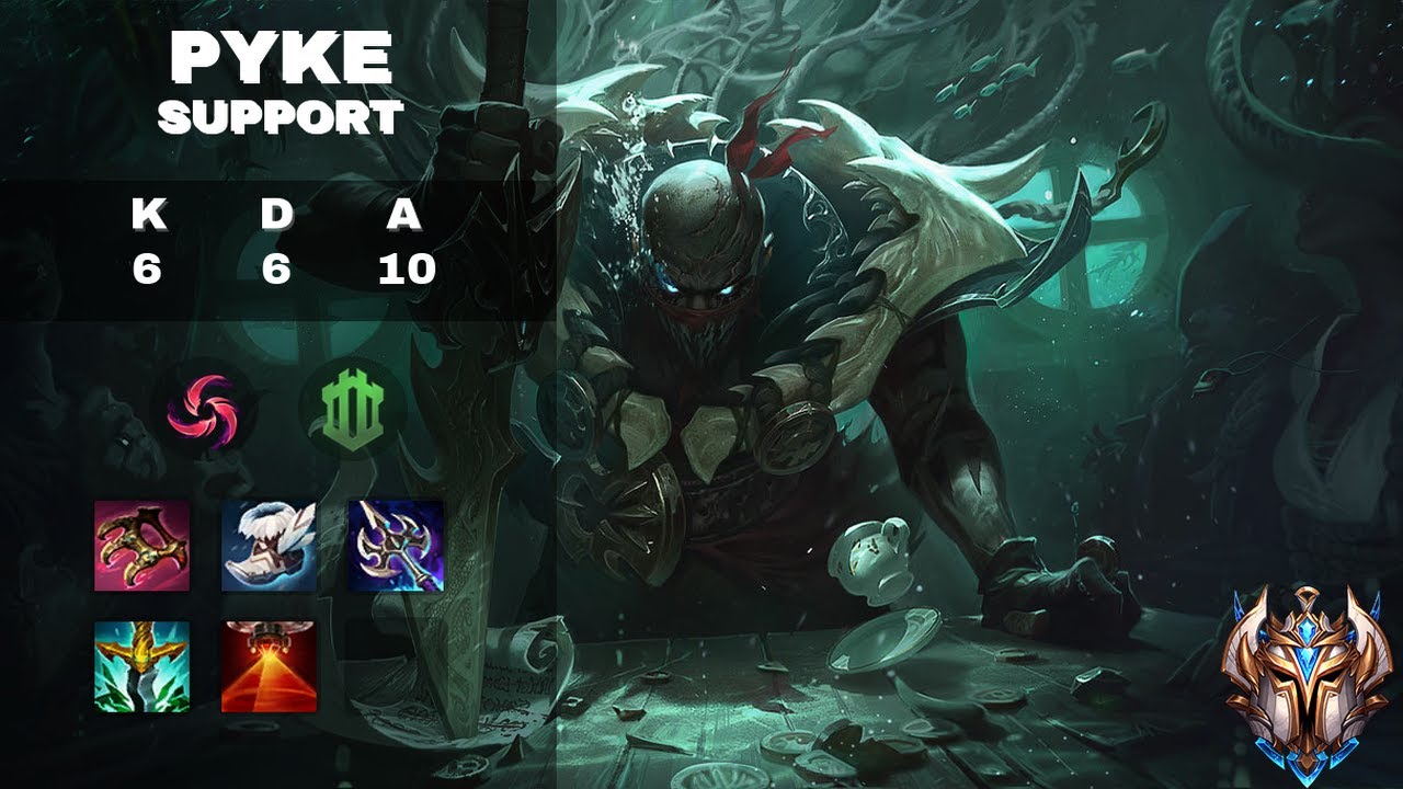 Support Pyke vs Karma - Challenger League of Legends Replay