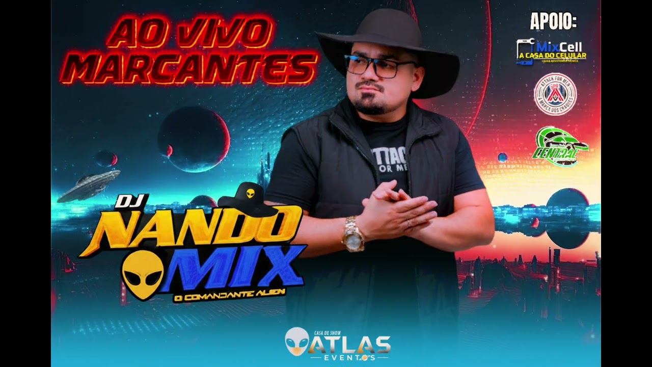 MARCANTES  SET AO VIVO ( 👽COMANDANTE NANDO MIX )NA CASINHA ATLAS 26/02/26 #showbiz #belémparábrasil 