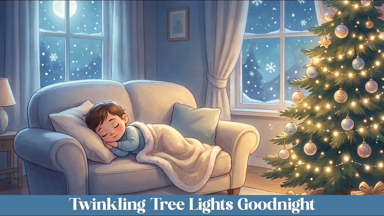 🎄🌙 Twinkling Tree Lights Goodnight &ndash; Gentle Christmas Lullaby for Babies & Toddlers