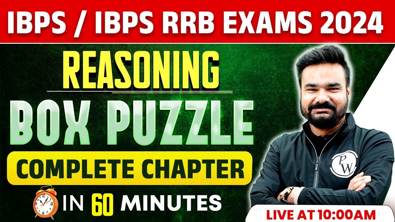 IBPS/RRB Exams 2024 | Puzzles Box Based Reasoning Tricks | Box Puzzle Reasoning by Arpit Sir