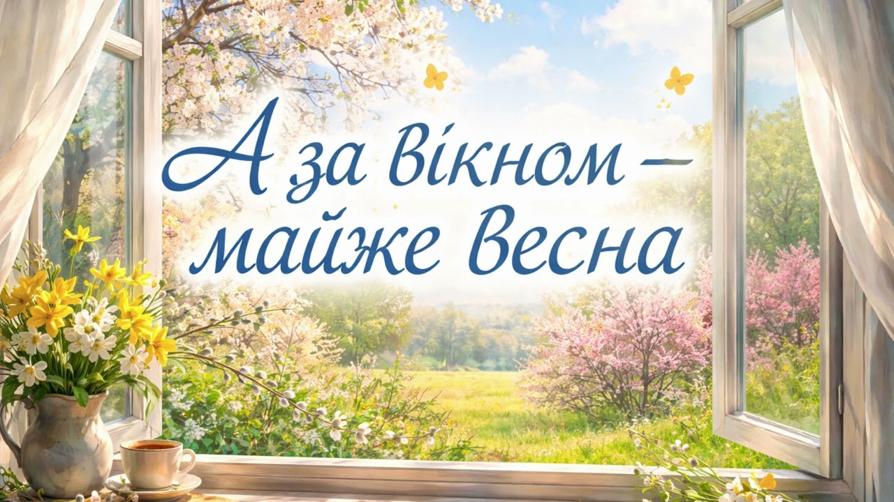 А за вікном — майже весна ☀️ Пісня, що зігріває душу