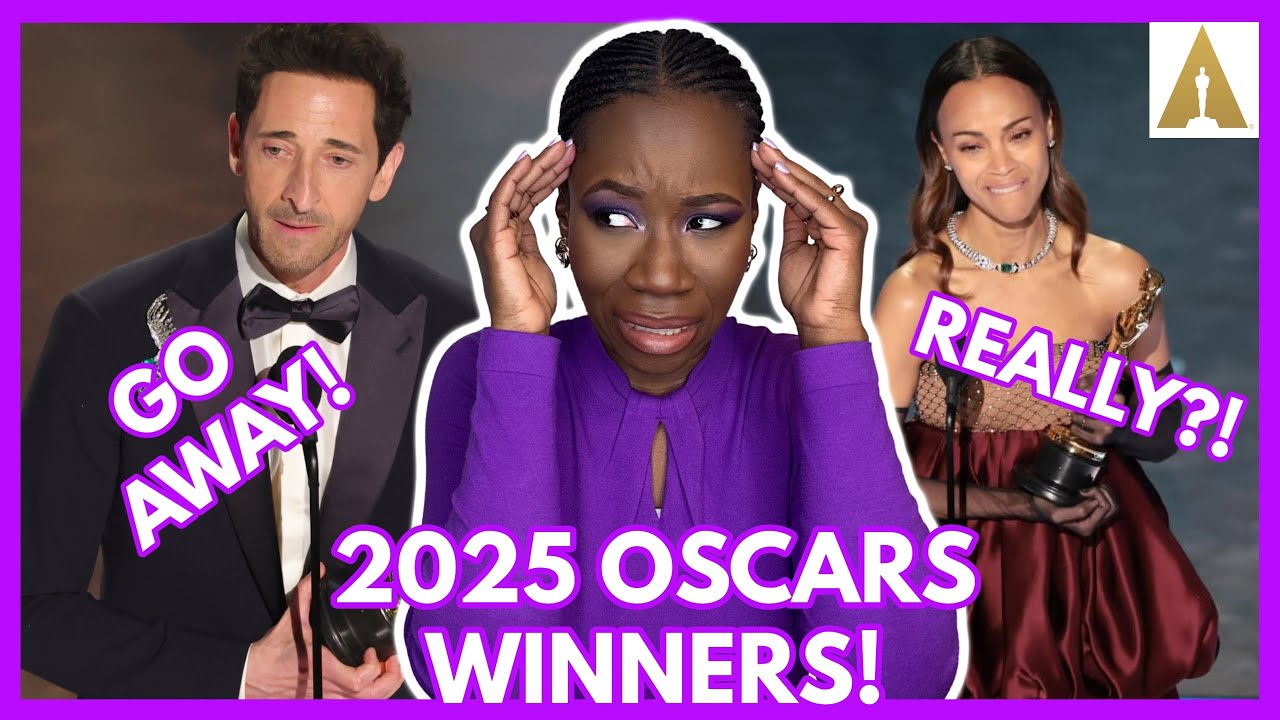 OSCARS 2025 WINNERS REACTION - Conclave was ROBBED and Adrien Brody, Get Off the Stage!