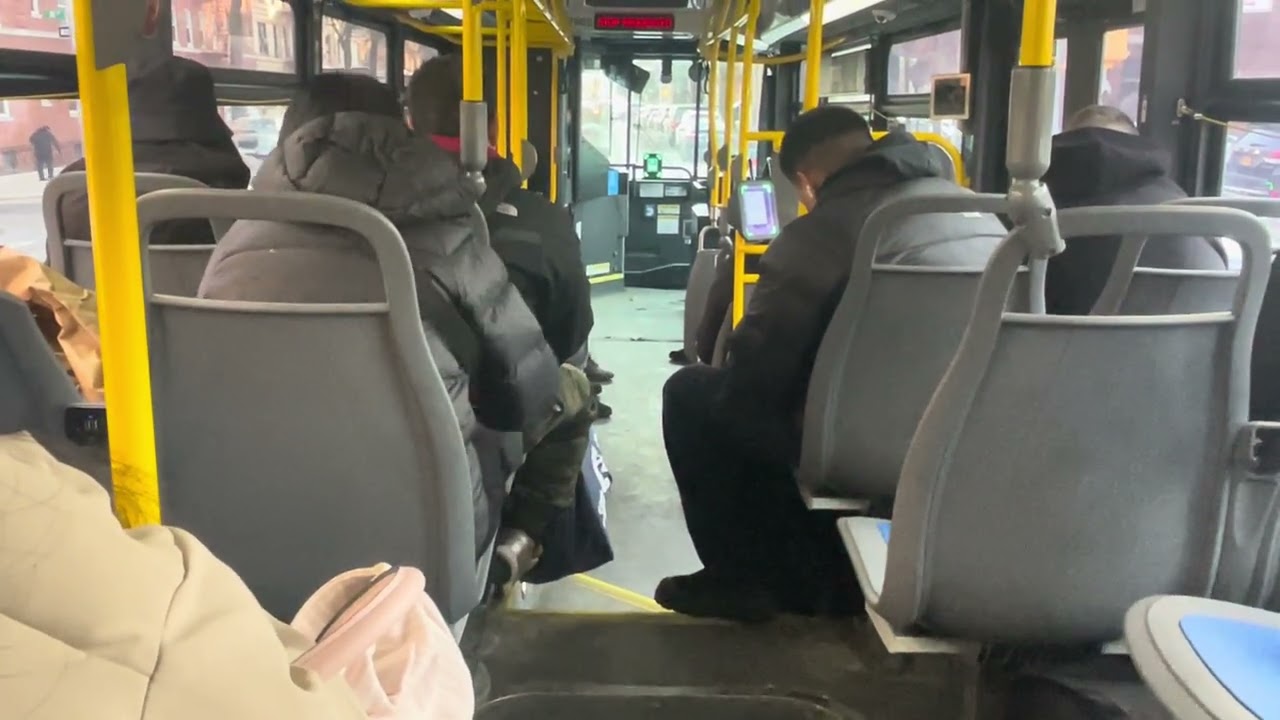 Bay Ridge-95 St bound 2022 New Flyer XD40 7965 R shuttle bus from Bay Ridge Av to 86 St
