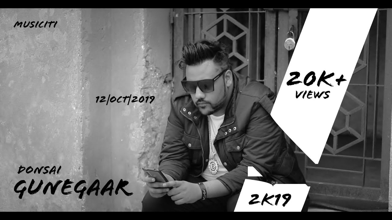 Gunegaar | Official Video | Donsai The Punjabi Rapper ft Sanjana Kak| 2019 | Musiciti