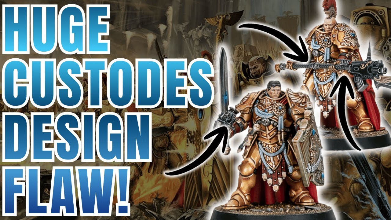 Огромный конструктивный недостаток Custodes | Негативная реакция только усиливается!