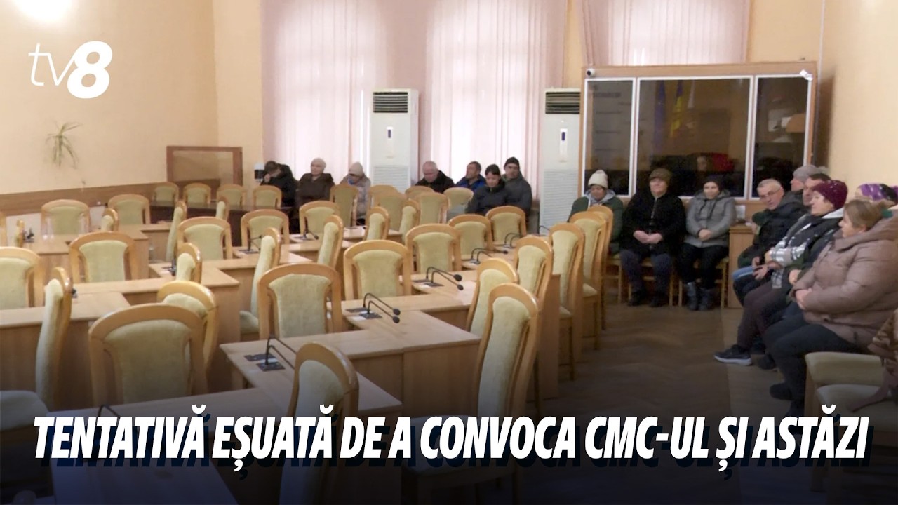 Încă o ședință eșuată la CMC: Sala s-a golit aproape pe jumătate în mai puțin de 10 minute