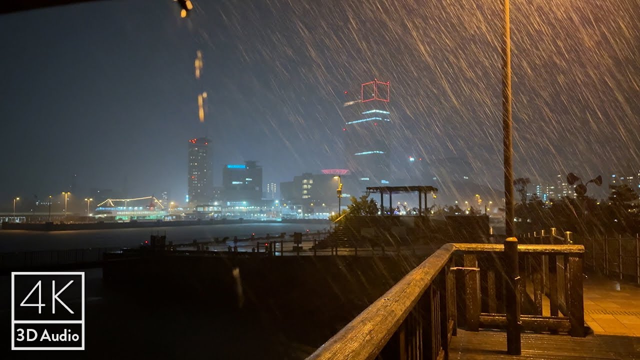 4K Rain Sounds ASMR | A Quiet Japanese Port City You Won’t Find in Tokyo or Osaka — Takamatsu Walk