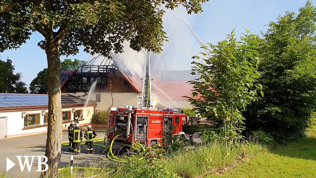 Feuerwehr in Bad Wünnenberg 25 Stunden im Dauereinsatz