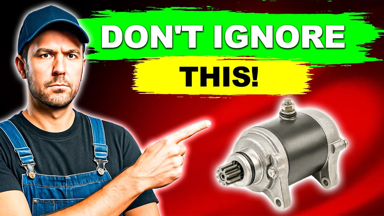 9 Symptoms of a Bad Motorcycle Starter Motor (Fix It In 9 Minutes)