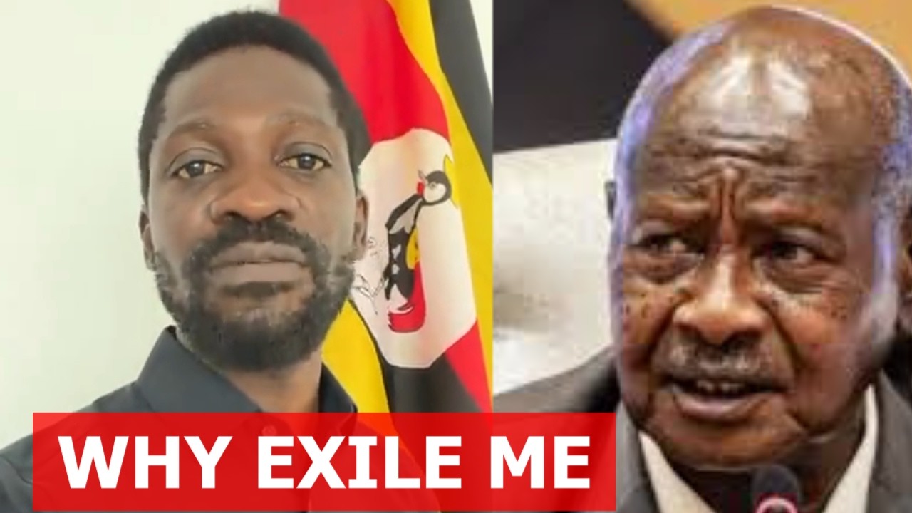 BOBI WINE runs in to EXILE  after PERSECUTION by MUSEVENI's ROGUE REGIME