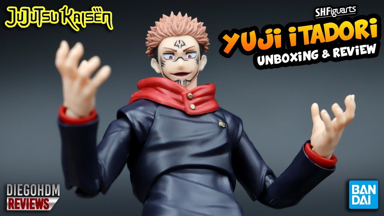 Jujutsu Kaisen YUJI ITADORI SH Figuarts Bandai Unboxing e Review BR