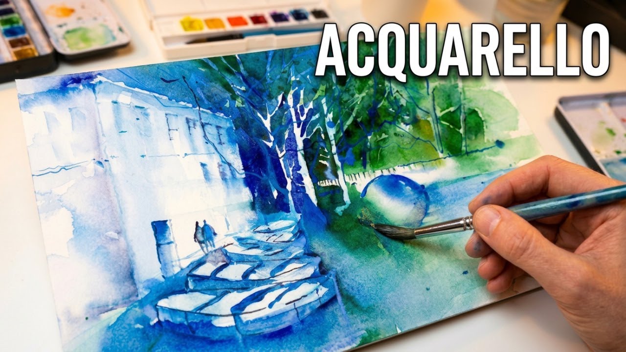 WATERCOLOR dalla fusione alla definizione, Porto di Desenzano sul Garda