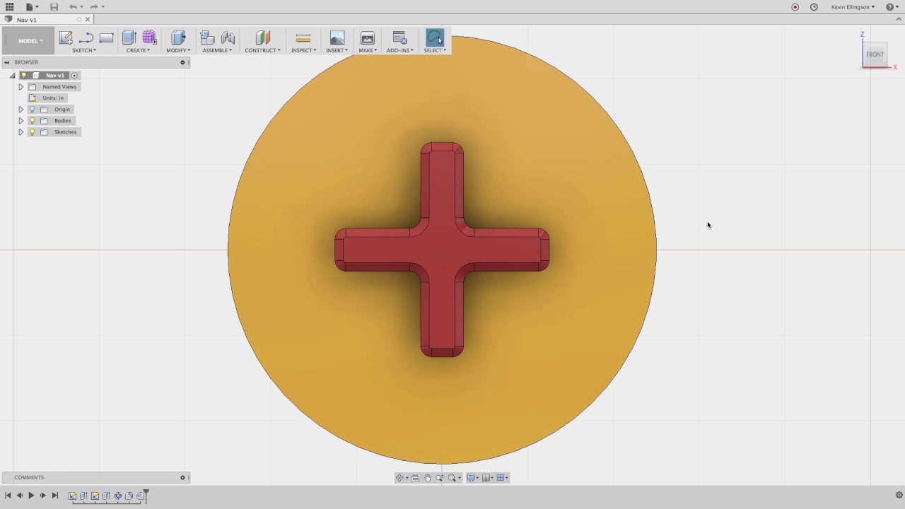 Навигация Fusion 360 — панорамирование, масштабирование, поворот