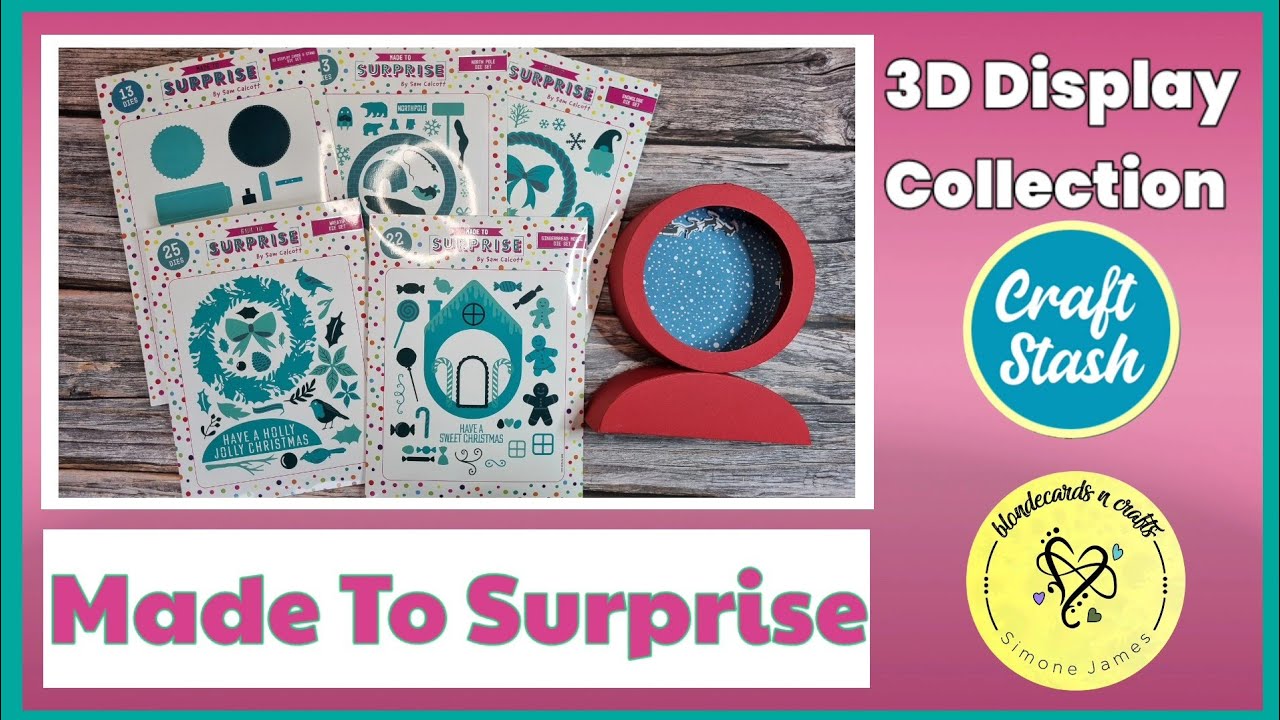 3D DISPLAY collection | Made to Surprise | @MixedUpCraft @CraftStashcoukTV