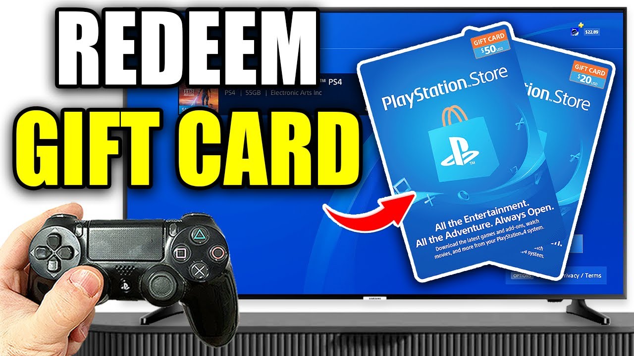 How To Redeem PlayStation Gift Card On PS4 - Easy Guide