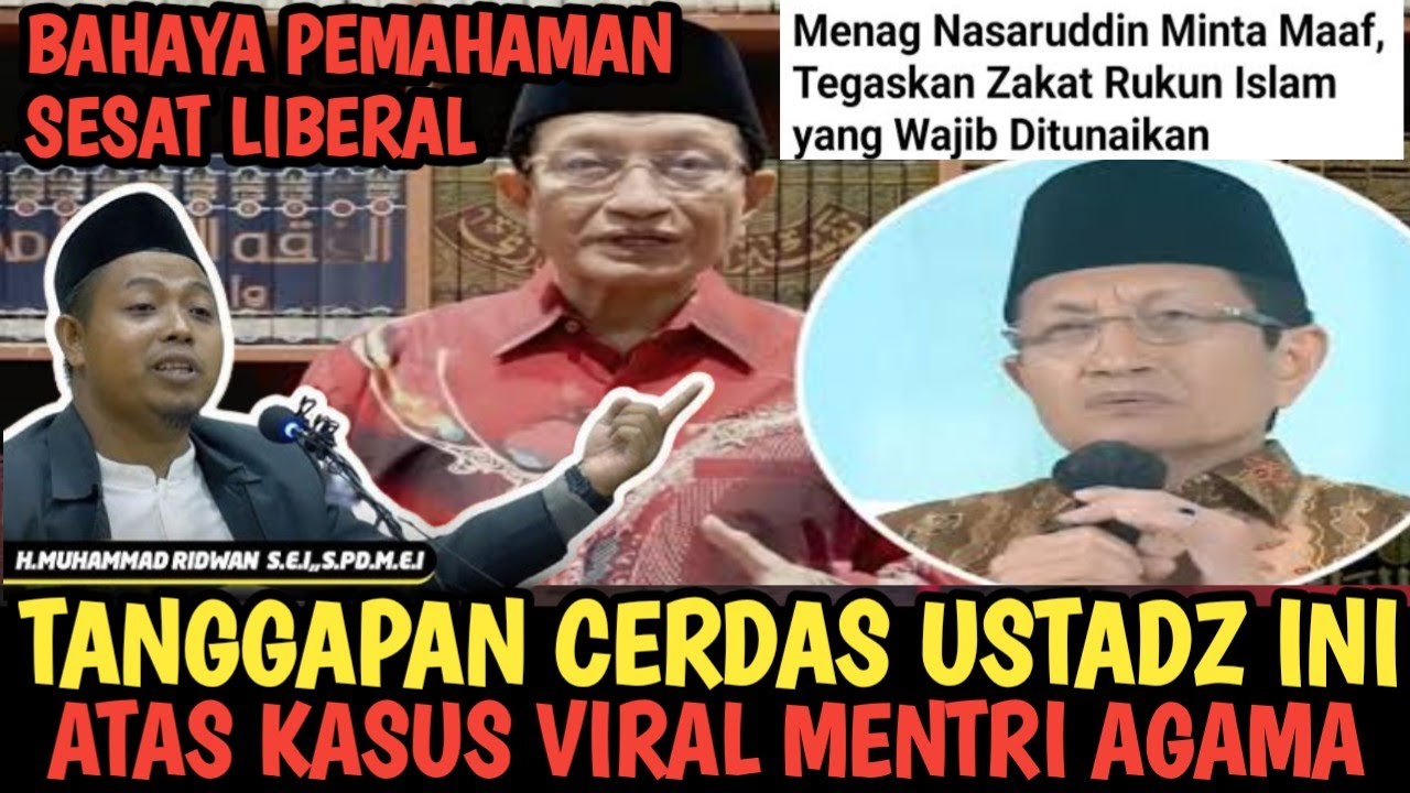 AKHIRNYA MENTRI AGAMA MINTA MAAF MENGAKUI KESALAHAN NYA, DAMPAK KEDEPAN NYA UMAT ISLAM DI BUAT RAGU?