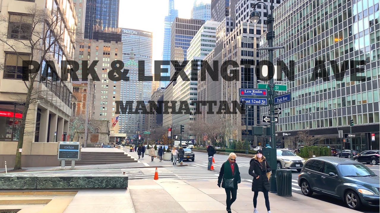 [4K] 🇺🇸NYC Winter Walk, Park & Lexington Ave /Jan. 24 2021