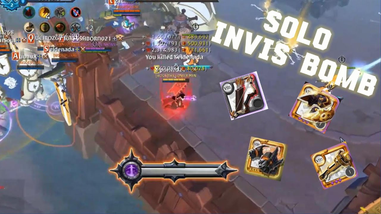 SOLO INVIS BOMB || ALBION ONLINE