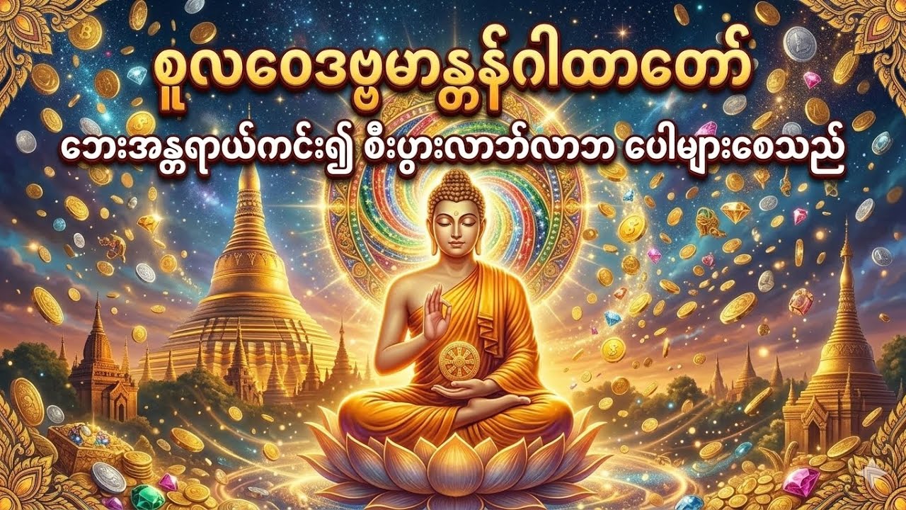 “ရွှေပြည့်ငွေလျှံစေသော စူလဝေဒဗ္ဗမန္တန်တော်” ရွတ်ဖက်ပူဇော်သူတိုင်း ငွေဝင်စီးပွါးတက်ကြပါစေ🙏 #ပရိတ်ကြီး