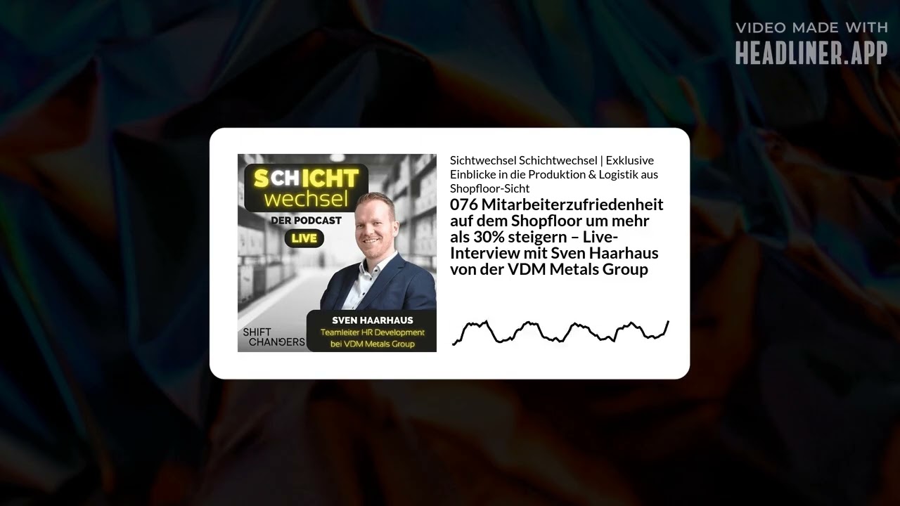 076 Mitarbeiterzufriedenheit auf dem Shopfloor um mehr als 30% steigern – Live-Interview mit...