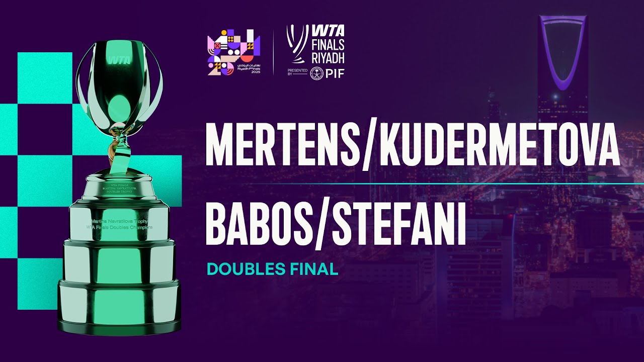 Babos/Stefani vs. Mertens/Kudermetova | 2025 WTA Finals | WTA Final Match Highlights