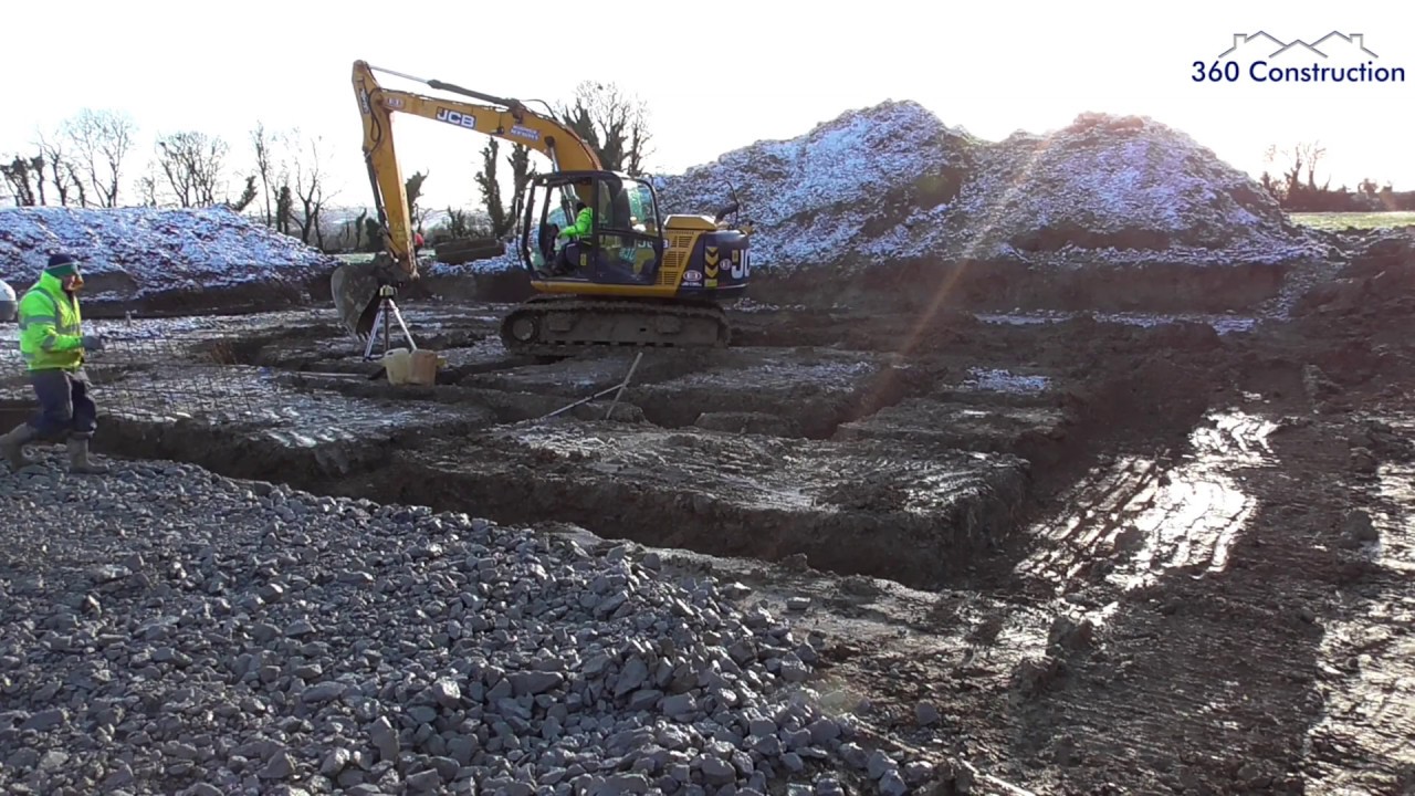 Strip Foundation - Excavation & Reinforcement