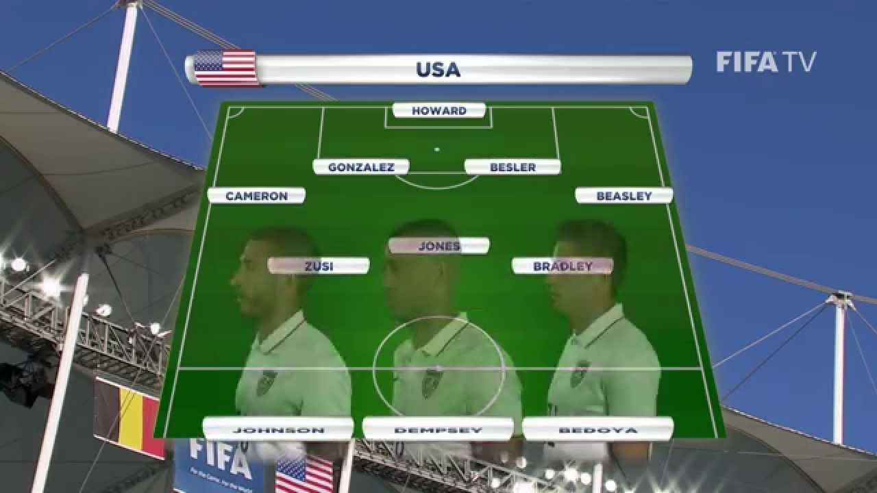Belgium v. USA Team Line-ups EXCLUSIVE